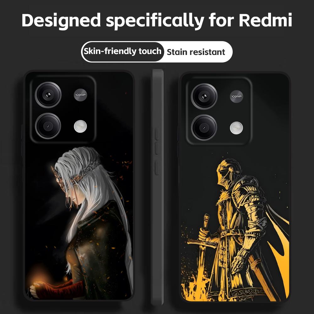 Receipt Printer Thermal - クラシックゲームDARK SOULSスマホケース Redmi Note 14 13