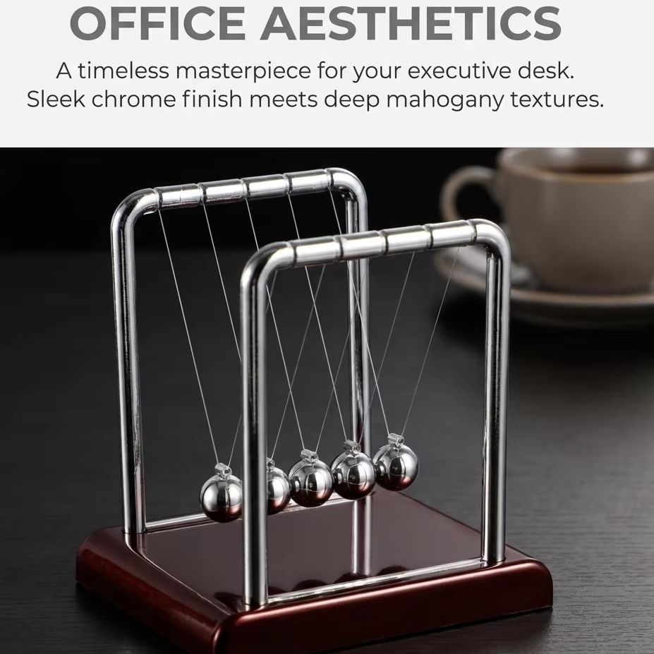 ニュートンクレードルバランス振り子ボール物理学科学玩具ホーム - Office Technologies のレビューと価格